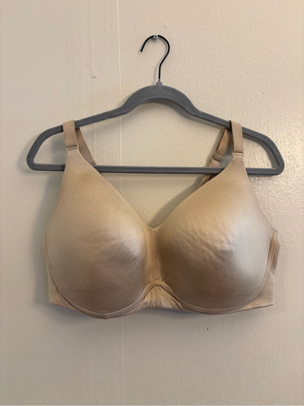 Cacique Smooth Wireless Nude Full-Coverage T-Shirt Bra